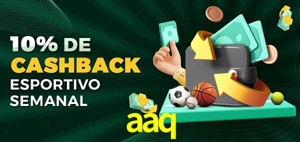 10% de bônus de cashback na aaq